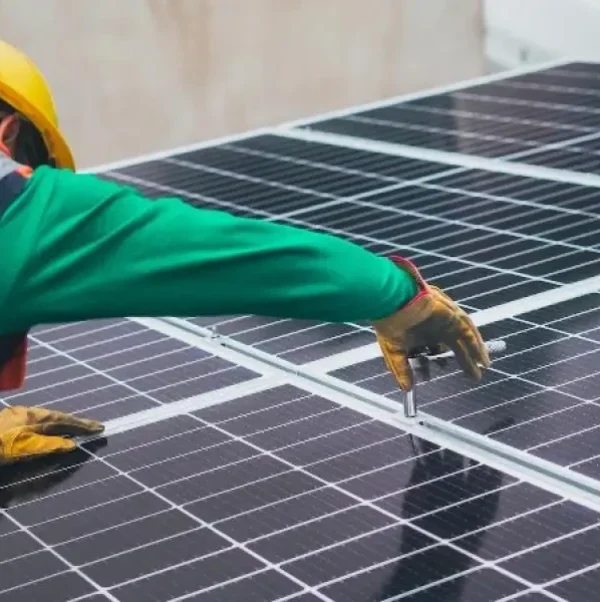 Professional solar panel cleaning on Melbourne rooftop to enhance energy efficiency and output Professional solar panel cleaning on Melbourne rooftop to enhance energy efficiency and output